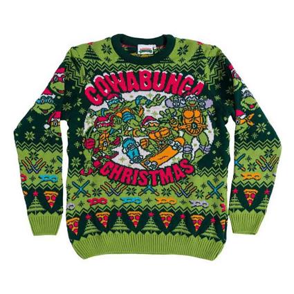 Aaa Merchandise Cowabunga Turtles Christmas Sweater Colorido M