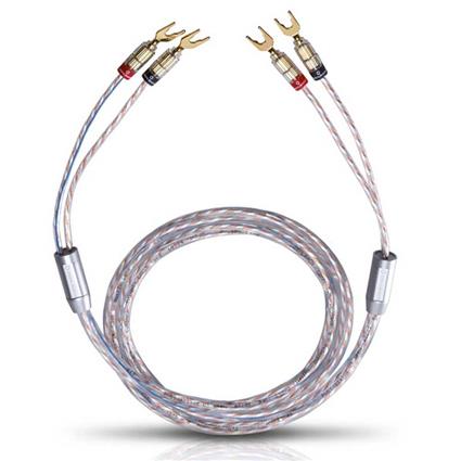 Oehlbach D1c10715 5 M Speaker Cable With Terminals Prateado