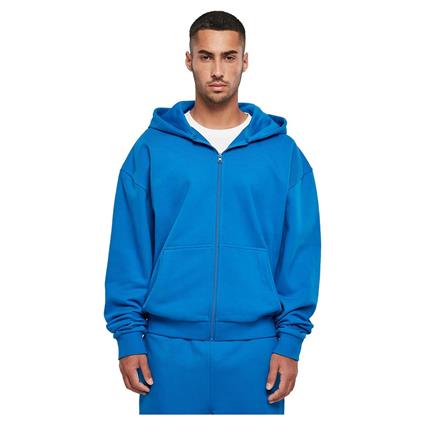 Build Your Brand Ultra Heavy Full Zip Sweatshirt Azul 3XL Homem