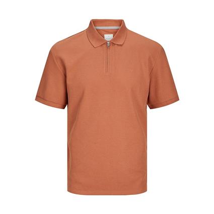 Jack & Jones Johnny Plus Size Short Sleeve Polo Laranja 4XL Homem