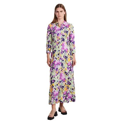 Yas Savanna Long Sleeve Long Dress Colorido XS Mulher