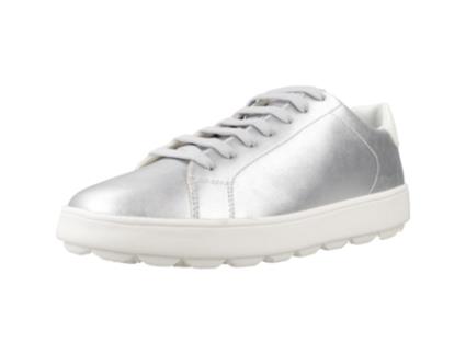 Geox Spherica Ecub-1 Trainers Prateado EU 35 Mulher