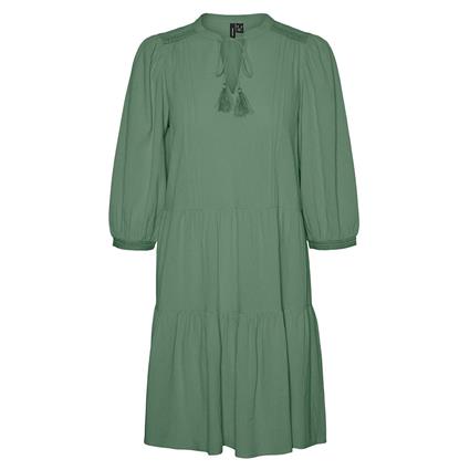 Vero Moda Pretty 3/4 Sleeve Dress Verde S Mulher