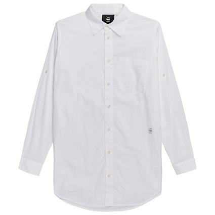 G-star Core Bf 1pkt Long Sleeve Shirt Branco XL Mulher