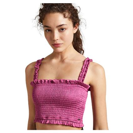 Pepe Jeans Divinity Sleeveless Blouse Rosa L Mulher