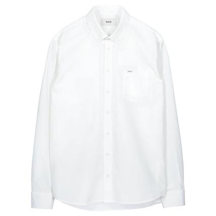 Makia Flagship Long Sleeve Shirt Branco L Homem