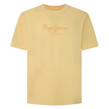 Pepe Jeans Emb Eggo Short Sleeve T-shirt Amarelo L Homem