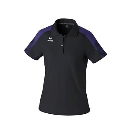 Erima Evo Star Short Sleeve Polo Preto 40 Mulher