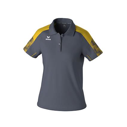 Erima Evo Star Short Sleeve Polo Cinzento 38 Mulher