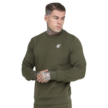 Siksilk Essential Sweatshirt Verde M Homem