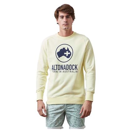 Altonadock 124275030577 Sweatshirt Amarelo 2XL Homem