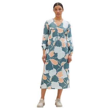 Tom Tailor Printed Airblow Dress Colorido 40 Mulher