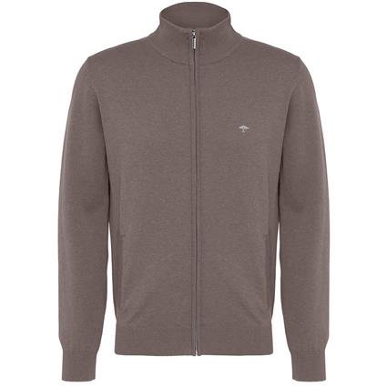 Fynch Hatton Sfpk212 Full Zip Sweater Beige 2XL Homem