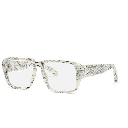 Philip Plein Vpp0815509yl2 Glasses Branco