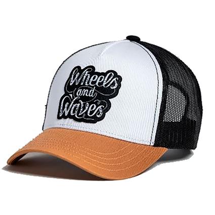 Wheels And Waves Ww16 Cap Laranja  Homem