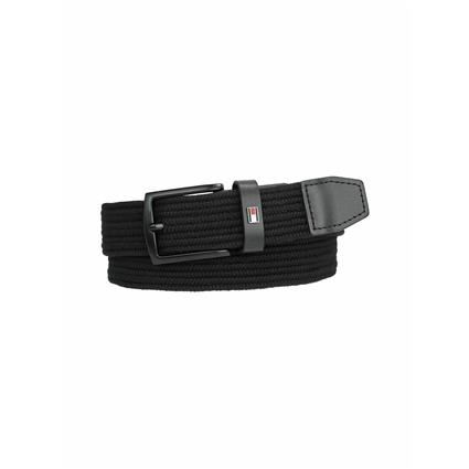 Tommy Hilfiger Denton Elastic Belt Preto 90 cm Homem