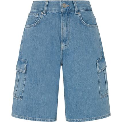 Pepe Jeans Worker Denim Shorts Azul 32 Mulher