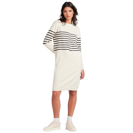 G-star Broken Long Sleeve Midi Dress Beige XS Mulher