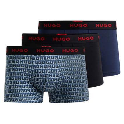 Hugo Design 10260754 Boxer 3 Units Colorido S Homem