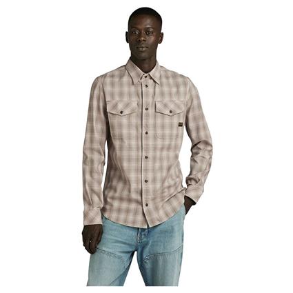 G-star Marine Long Sleeve Shirt Beige XS Homem