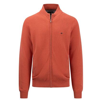 Fynch Hatton 1413223 Full Zip Sweater Laranja 2XL Homem