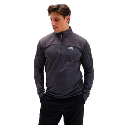 Stuburt Zip Neck Top Preto XL Homem