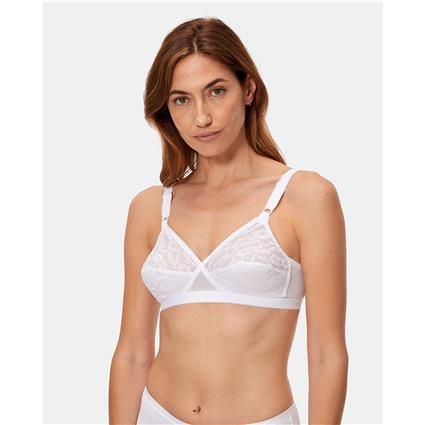 Playtex Cross Your Heart X Construction Wireless Bra Branco 90 / C Mulher