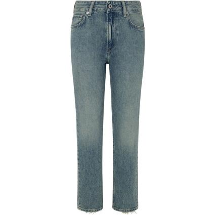 Pepe Jeans Pl204730 Straight Fit Jeans Azul 27 / 28 Mulher