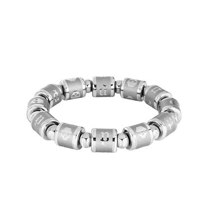 Police Pj26562bss.01 Bracelet Prateado  Homem