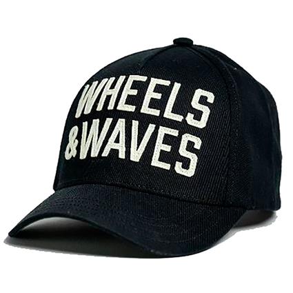 Wheels And Waves Ww22 Cap Preto  Homem