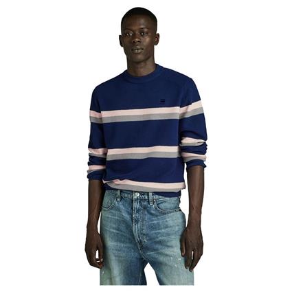 G-star D24378-d563 Crew Neck Sweater Azul L Homem