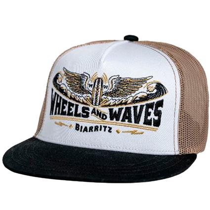 Wheels And Waves Ww19 Cap Branco  Homem