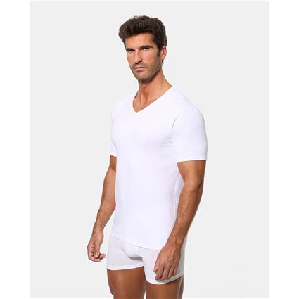 Abanderado Short Sleeve Base Layer Branco XL Homem