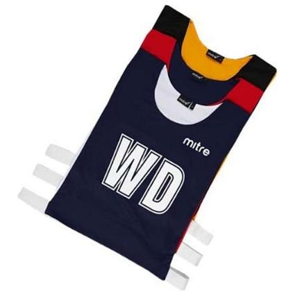 Mitre Netball Pro Reversible Training Bib Set Azul L Homem