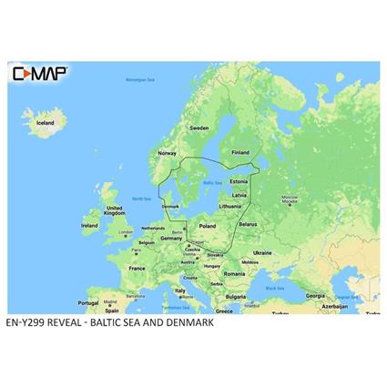 C-map Baltic Sea From Skagerrak To The Gulf Of Finland Nautical Chart Azul
