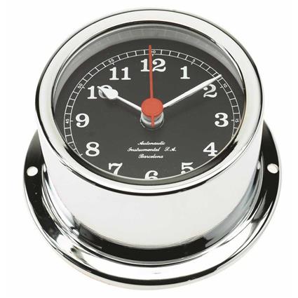 Autonautic Instrumental Re72c Nautical Quartz Clock Prateado
