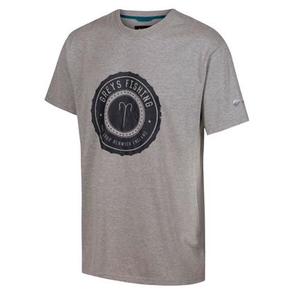 Greys Heritage Short Sleeve T-shirt Cinzento 2XL Homem