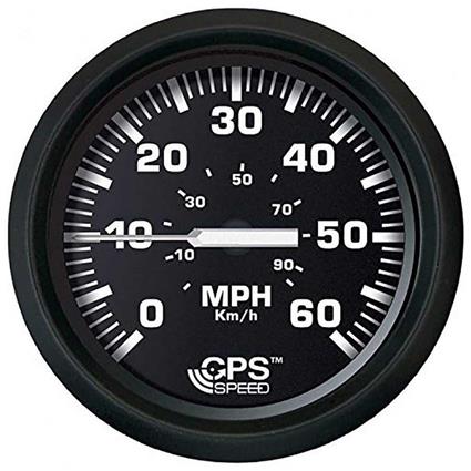 Faria Euro Gps 60mph Speedometer Preto