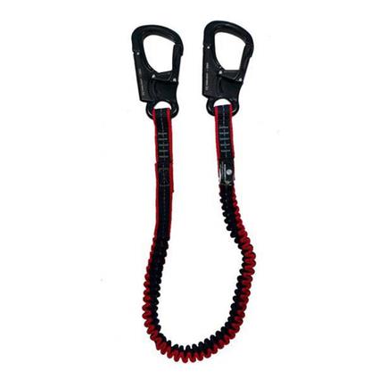 Ocean Safety 2 Carabiners Elastic Rescue Rope Vermelho