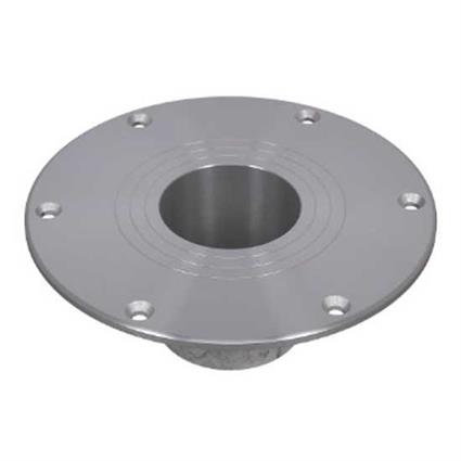 Zwaardvis 76 Mm Anodized Table Flush Base Support Prateado 220 x 195 mm