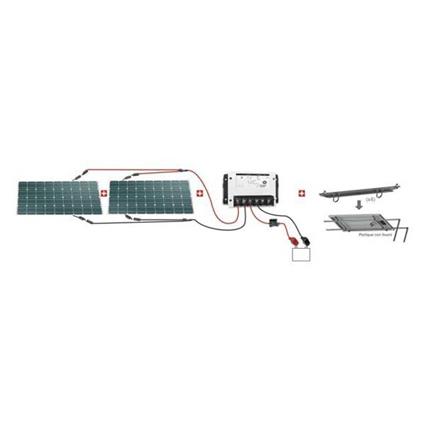 Uniteck 200w Portable Solar Panel Prateado