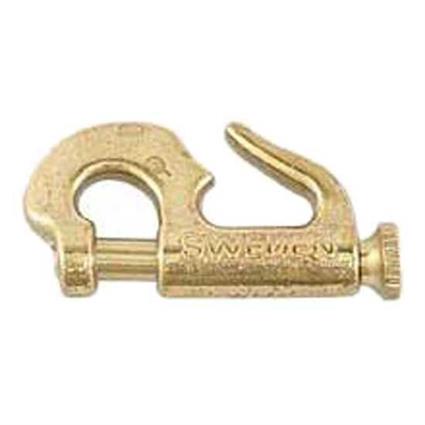 Dismarina Brass Carabiner 10 Units Dourado 50 mm