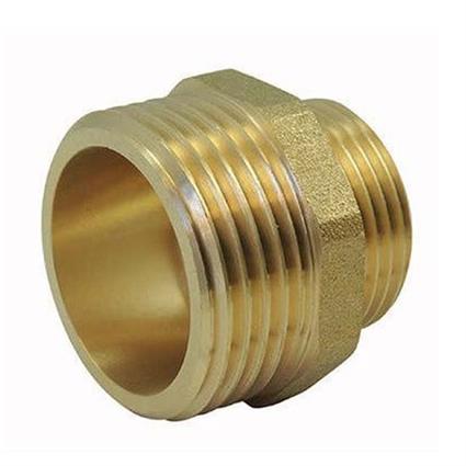 Midinox Male-male Brass Reducer Dourado 1 1/2 x 2´´