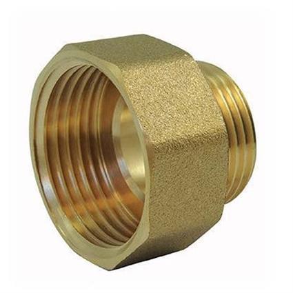 Midinox Vrac Female-male Brass Reducer Dourado 1 1/4 x 2´´