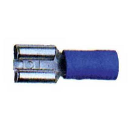 Oem Marine Female Clip Terminal 100 Units Prateado 6.3 x 0.8 mm