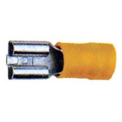 Oem Marine Female Clip Terminal 100 Units Dourado 6.3 x 0.8 mm