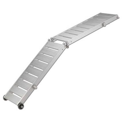 Trem Aluminium Folding Gangway Prateado 200 cm