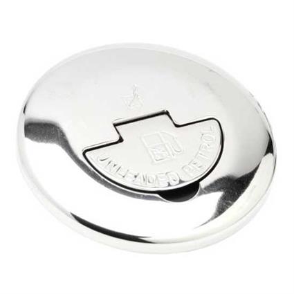 Roca Ab. Stainless Steel Fuel Filler Cover Cap Prateado