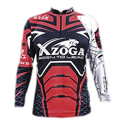 Xzoga Mf Sport 2021 Zip Long Sleeve T-shirt Vermelho L Homem