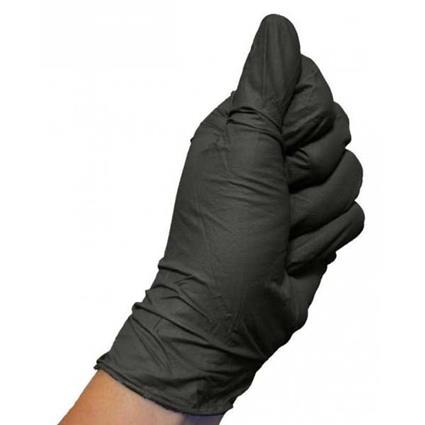 Colad Nitrile Glove 60 Units Preto 2XL